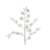 Selyemvirág leveles ág 90cm ezüst