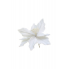 Selyemvirág mikulásvirág 15cm fehér
