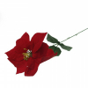 Selyemvirág mikulásvirág 1szálas 58cm piros