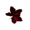 Selyemvirág mikulásvirág 34cm piros
