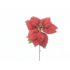 Selyemvirág mikulásvirág 70cm egyszálas nagy piros