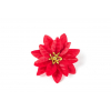 Selyemvirág mikulásvirágfej mini s/60 piros
