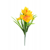Selyemvirág nárciszcsokor 28 cm sárga