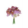 Selyemvirág orchidea csokor 27cm rózsaszín