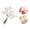 Selyemvirág orchidea csokor fehér