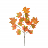 Selyemvirág őszi ág 70-72cm DB! narancs/zöld