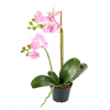 Selyemvirág Phalaenopsis cserépben 45cm rose