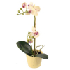 Selyemvirág Phalaenopsis cserépben 45cm sárga