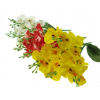 Selyemvirág phalaenopsis csokor több szín