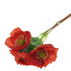 Selyemvirág pipacs 30cm s/3 piros