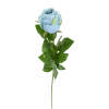 Selyemvirág rózsa 1 szálas 76CM kék