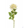 Selyemvirág rózsa 41cm törtfehér