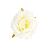Selyemvirág rózsa fej 8cm s/12 fehér