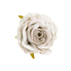 Selyemvirág rózsa fej 8cm s/12 szürke