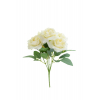 Selyemvirág rózsacsokor 27 cm fehér
