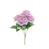 Selyemvirág rózsacsokor 27 cm lila