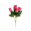 Selyemvirág rózsacsokor 30 cm pink