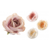 Selyemvirág rózsafej 12cm több szín