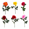 Selyemvirág rózsaszál 60cm több szín