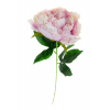 Selyemvirág szálas bazsarózsa 52cm v.lila