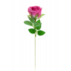 Selyemvirág szálas rózsa 52CM pink
