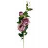Selyemvirág szálas rózsa 78CM lila
