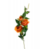 Selyemvirág szálas rózsa 78CM narancs