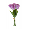 Selyemvirág tulipán csokor 33cm pink