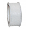 Szalag organza 40 mm - 20 m NEW CASTLE fehér