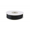 Szalag textil ripsz 2cm*20m fekete