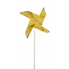 Szélforgó fém 10*55*5CM sárga