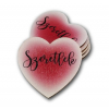 SZERETLEK HOMÁLYOS PIROS/PIROS SZÍV 50*50