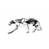 Szobor párduc poly 33*6,8*11cm ezüst