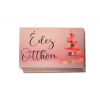 Tábla fa KÉPKERET KÖZEPES ROSE GOLD ÉDES OTTHON 5*8cm LV
