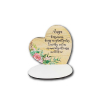 TABLA fa KIS TALPAS SZÍV- ANYA KÖSZÖNÖM, HOGY...  13,2*12,8cm LV