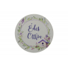 TÁBLA fa KOPOGTATÓBA 130 MM KÖR LEVENDULÁS ÉDES OTTHON 13*13cm LV
