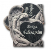 TÁBLA fa SZÍVET TARTÓ ANGYAL(DRÁGA ÉDESAPÁM) 8*6,6 LV