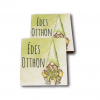 Tábla fa szögl. ÉDES OTTHON- ZÖLD MANÓ 5,8CM LV
