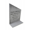 Tábla fa talpas 20*30cm idézettel