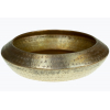 Tál fém kerek D32 arany