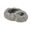 Tál kő kavics forma 26,5*20,5*7cm tört fehér