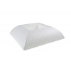 Tál plasztik szögletes Marbella mintás 25/12*25/12*H6,5cm fehér