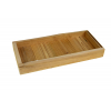 Tálca fa téglalap 25*13*3.5cm barna