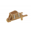 Talicska poly 8cm barna