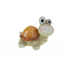 Figura teknős kerámia 13.5*11*11cm barna
