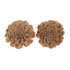 Termés Shola Flower 8cm s/2 bézs
