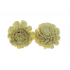 Termés Shola Flower 8cm s/2 fehér