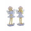 Figura tündér gombakalapban7*5,4*14,3 cm álló 2féle lila