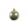 Üveggömb 6cm (db) pearl bézs