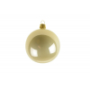 Üveggömb 8cm (db) pearl krém